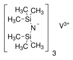 Tris(bis(trimethylsilyl))amido vanadium(III) Chemical Structure
